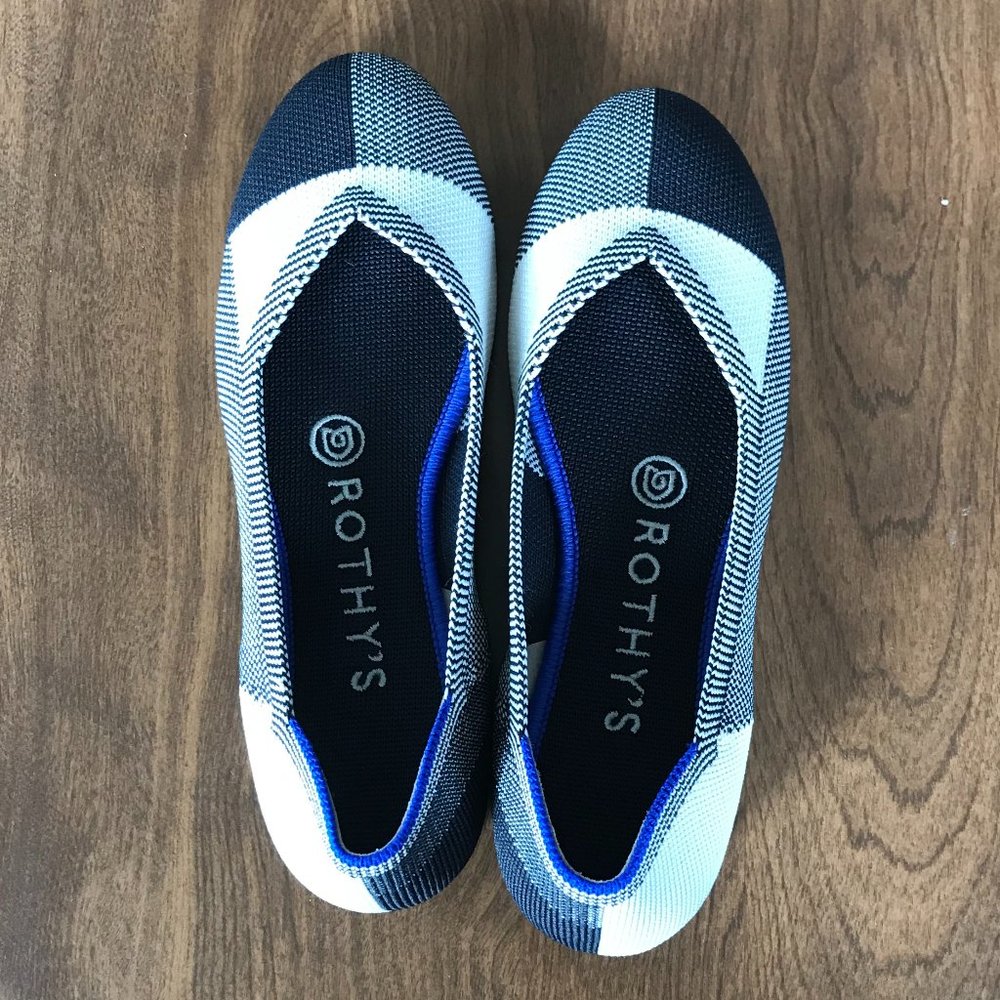 Rothy's Round Cap Toe  Flats Size 5.5